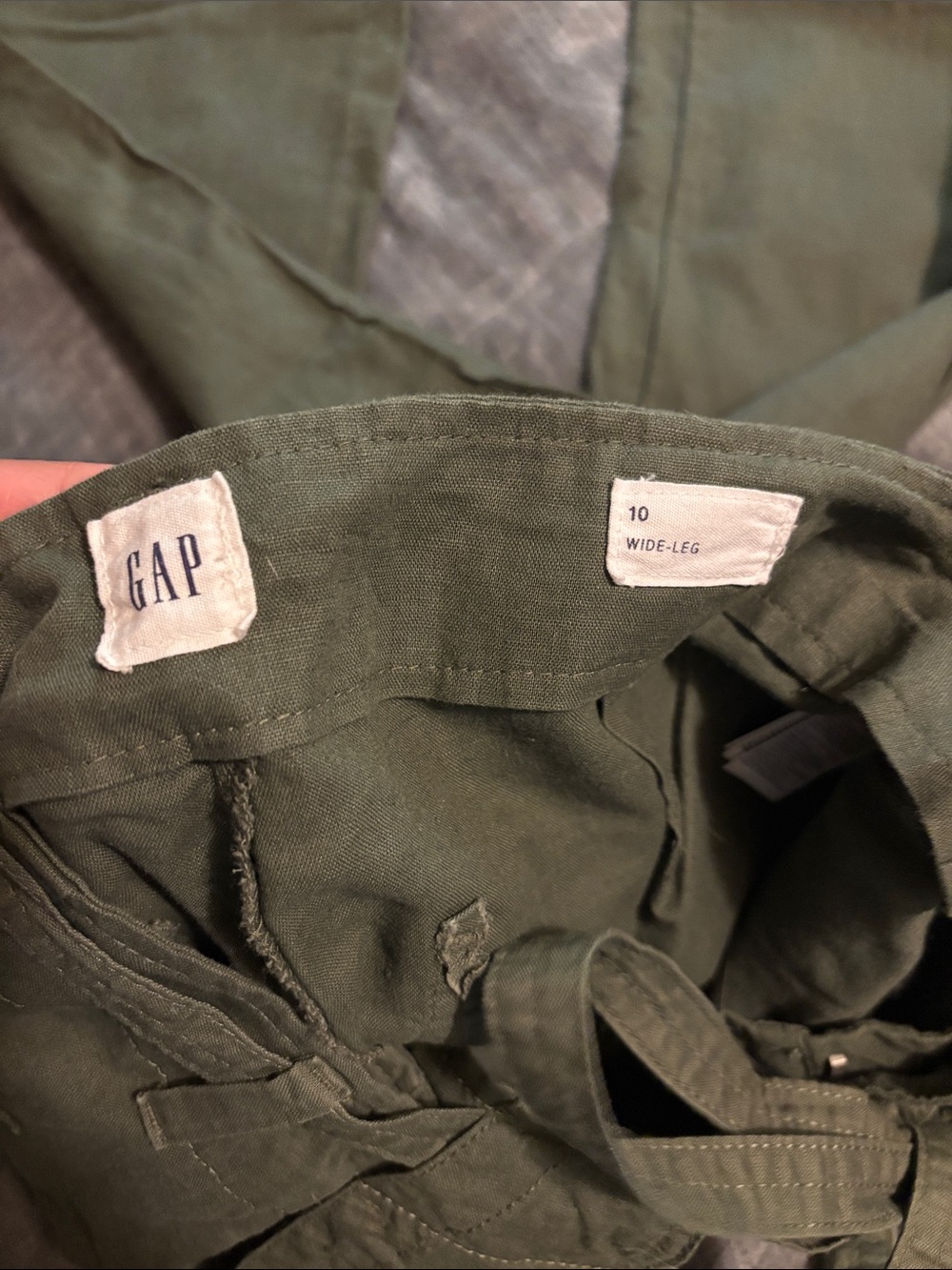Gap Linen Blend Wide Leg Pant - Picture 4 of 5